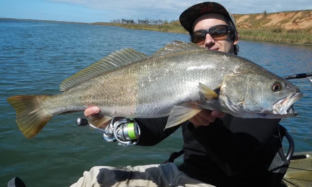 Photo supplied: Nic Tribonias holding Mulloway
